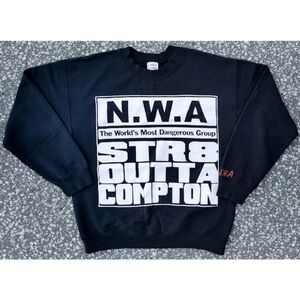 N.W.A. Hip Hop Group Vintage 2000s Gildan Heavy Crewneck Sweatshirt Size M